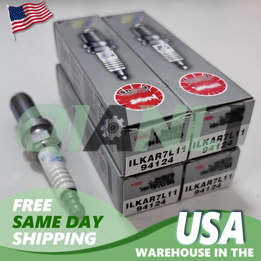 Set of 4PCS NGK 94124 Laser Iridium Spark Plugs ILKAR7L11 for Mazda CX-30 CX-5