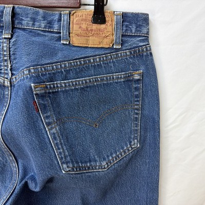 【美品】Levi's 501-0115 ハチマル 80s MADE IN USA VINTAGE 80S LEVIS 501 0115 BUTTON FLY DENIM BLUE JEANS SIZE 36X34