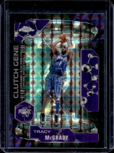 2025 Topps Chrome Tracy McGrady Refractors Purple Geometric (RAW)