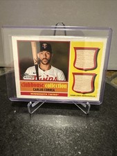 2025 Topps Heritage - CARLOS CORREA - Clubhouse Collection Dual Relic SP Twins