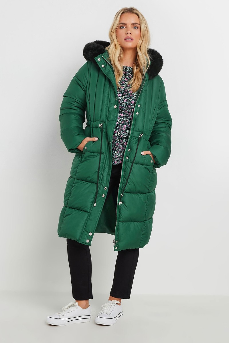 Winter Coats Petite Padded Longline Coat Puffer Coat Wallis