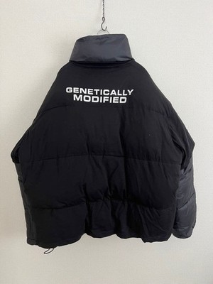 Vetements Biohazard Layered Down Jacket Oversized Black M Rare