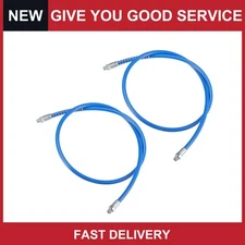 Universal 47" Length 1/8" NPT Trailer Grease Gun Flex Hose Extension Pack of 2