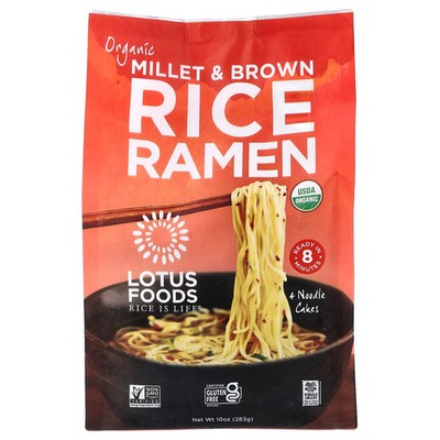 Organic Millet & Brown Rice Ramen, 4 Packs, 10 oz (283 g)