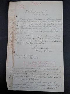 Francis Munroe Ramsay (d. 1914) Signed 1896 Letter Civil War Veteran Navy