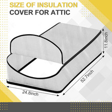Attic Stairway Insulation Cover 25”X54”X11” Attic Stairs Door Ladder Insulator