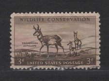 Etats Unis n° YT 612 oblitéré année 1956 -Antilope