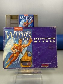 Legendary Wings Nintendo NES w/ Instruction Manual Tested authentic fast shippin