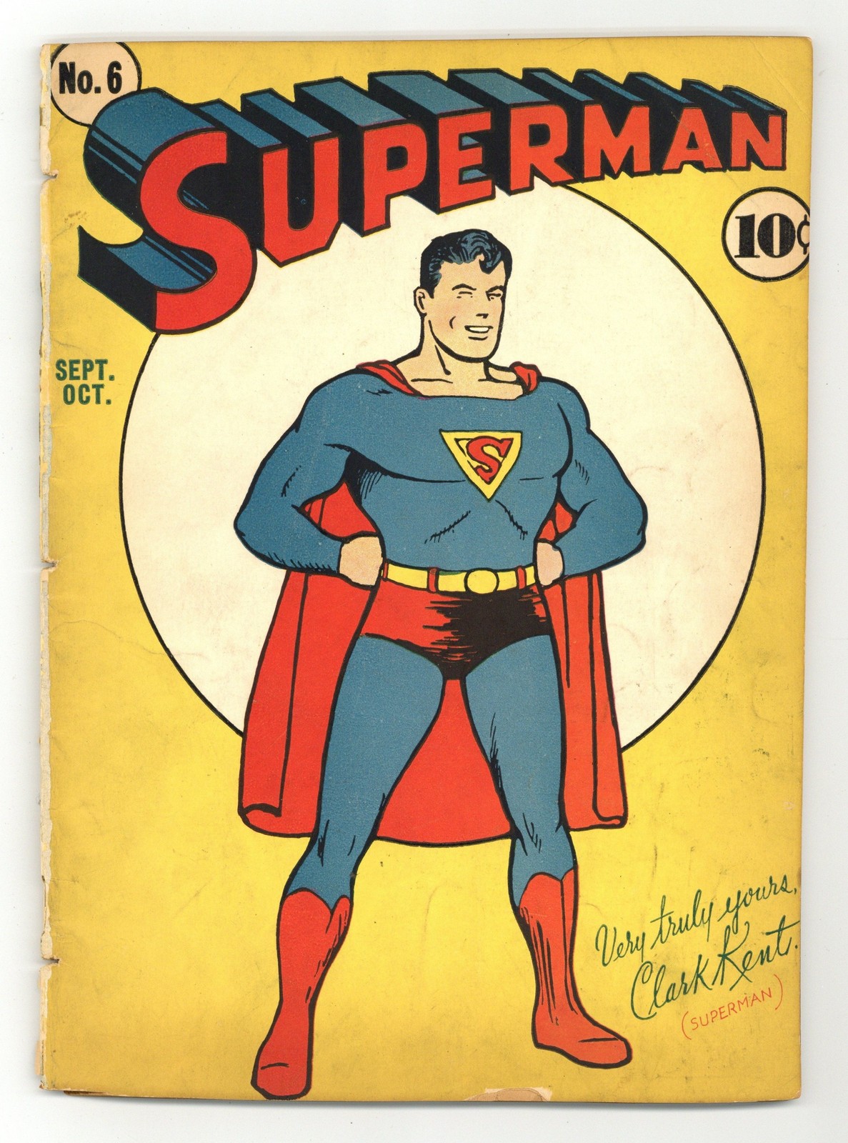 Superman #6 FR 1.0 TRIMMED 1940