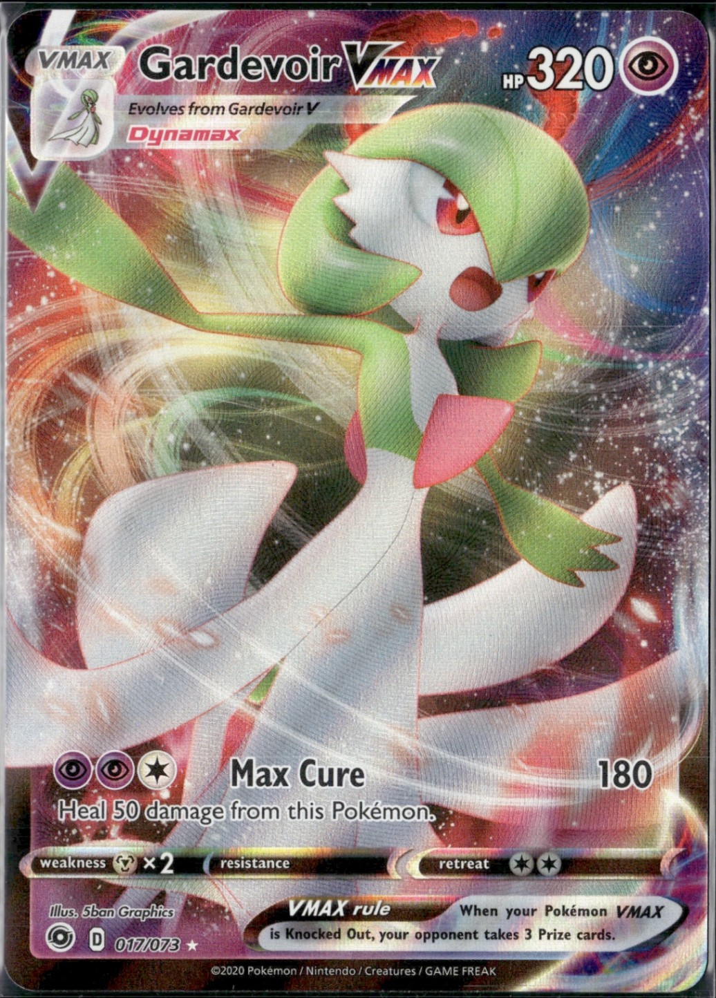 Gardevoir VMAX Ultra Rare Champion's Path 17/73 NM