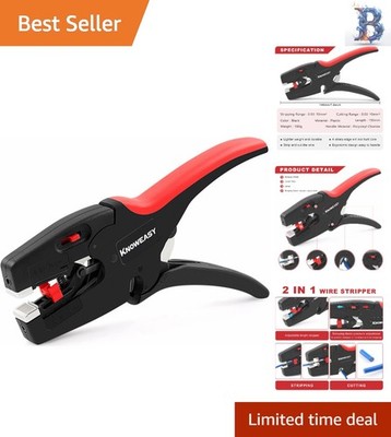 Wire Stripper Plier - Efficient 2-in-1 Tool for Various Wire Types, 0.03-10mm²