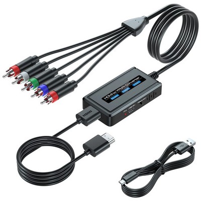 HDMI to Component Converter Cable with Scaler Function 1080P HDMI to YPbPr Sc...