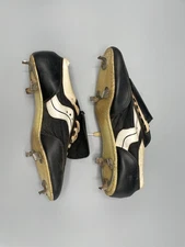 Spot-Bilt Vintage Original Coach's Shoes Black Leather Lace-Up Shoe Men's US 9.5