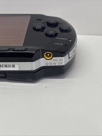 PSP 3001E Black Console - Sony PlayStation Portable + 6 games & Case, Tested. A+