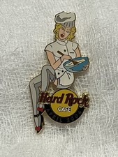 Hard Rock Cafe Baker/Chef Pin Online Working Girl  Series April 2004