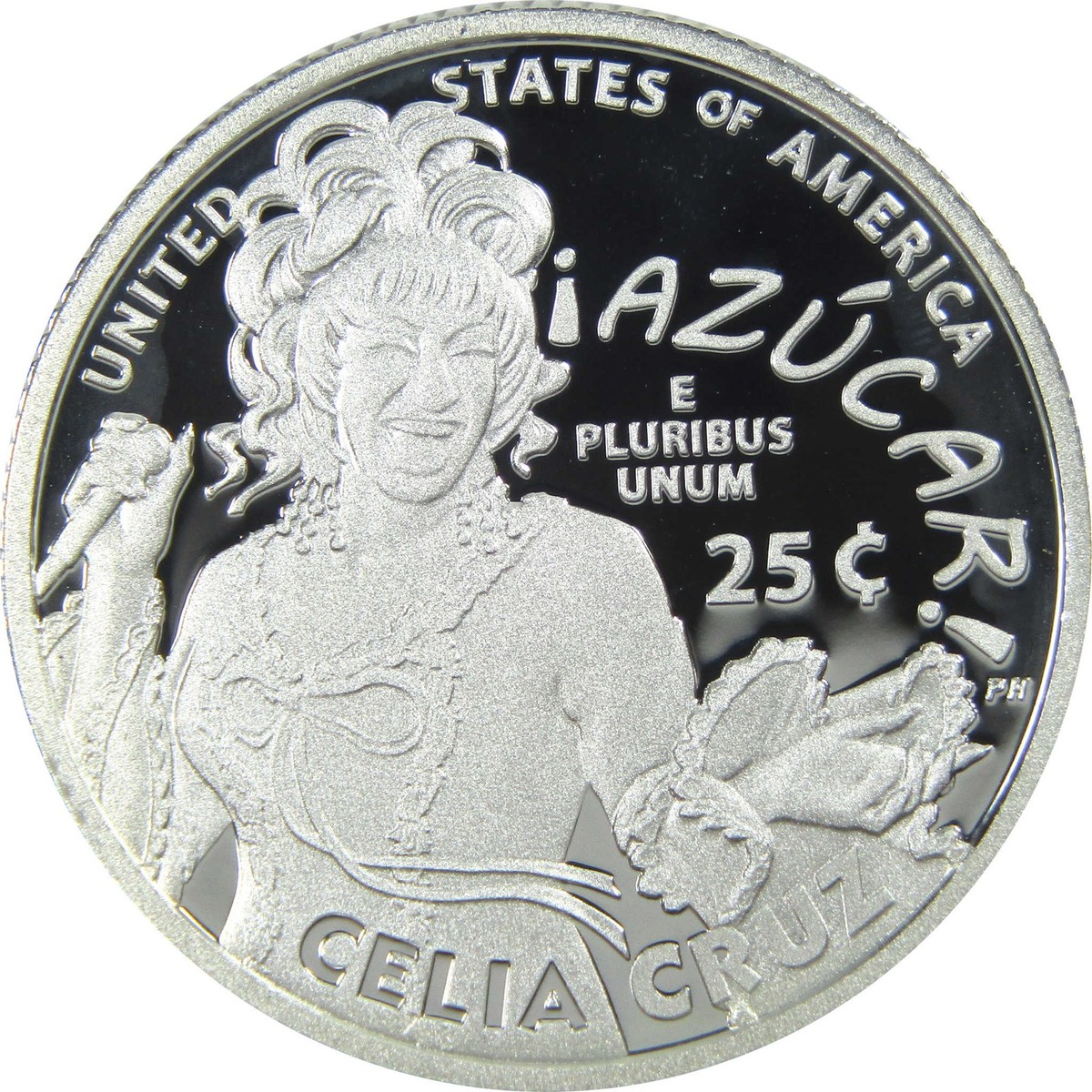 2024 S Celia Cruz American Women Quarter .999 Silver 25c Proof