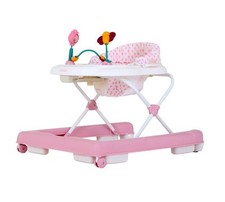 Puggle Fun & Play Baby Walker Pink BNIB Removable Toy Bar Washable Padded  Seat