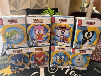 Sonic The Hedgehog Jakks Pacific 2.5  Figure Lot NEW Amy Knuckles Fang Rare 8 pc