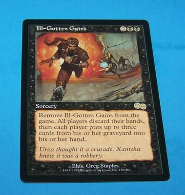 Magic The Gathering       Urza's Saga 1998       Rare       Ill-Gotten Gains 