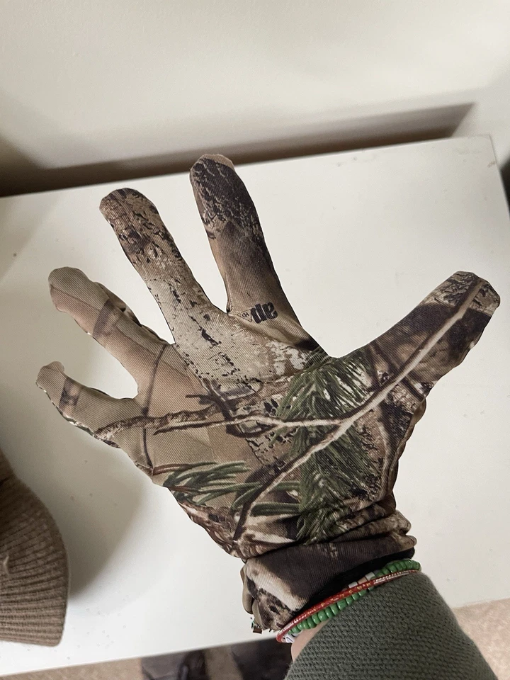 Guantes delgados con pantalla táctil Real Tree talla única unisex para mujer y hombre’s Foto 3 de 4