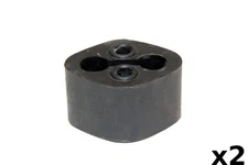 For VOLVO (1976-1993) Exhaust Hanger Rear Muffler (2 PCS) PRO PARTS + WARRANTY