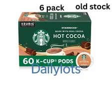 Starbucks K Cup Coffee Pods Flavored Hot Cocoa Classic Hot Cocoa 60ct