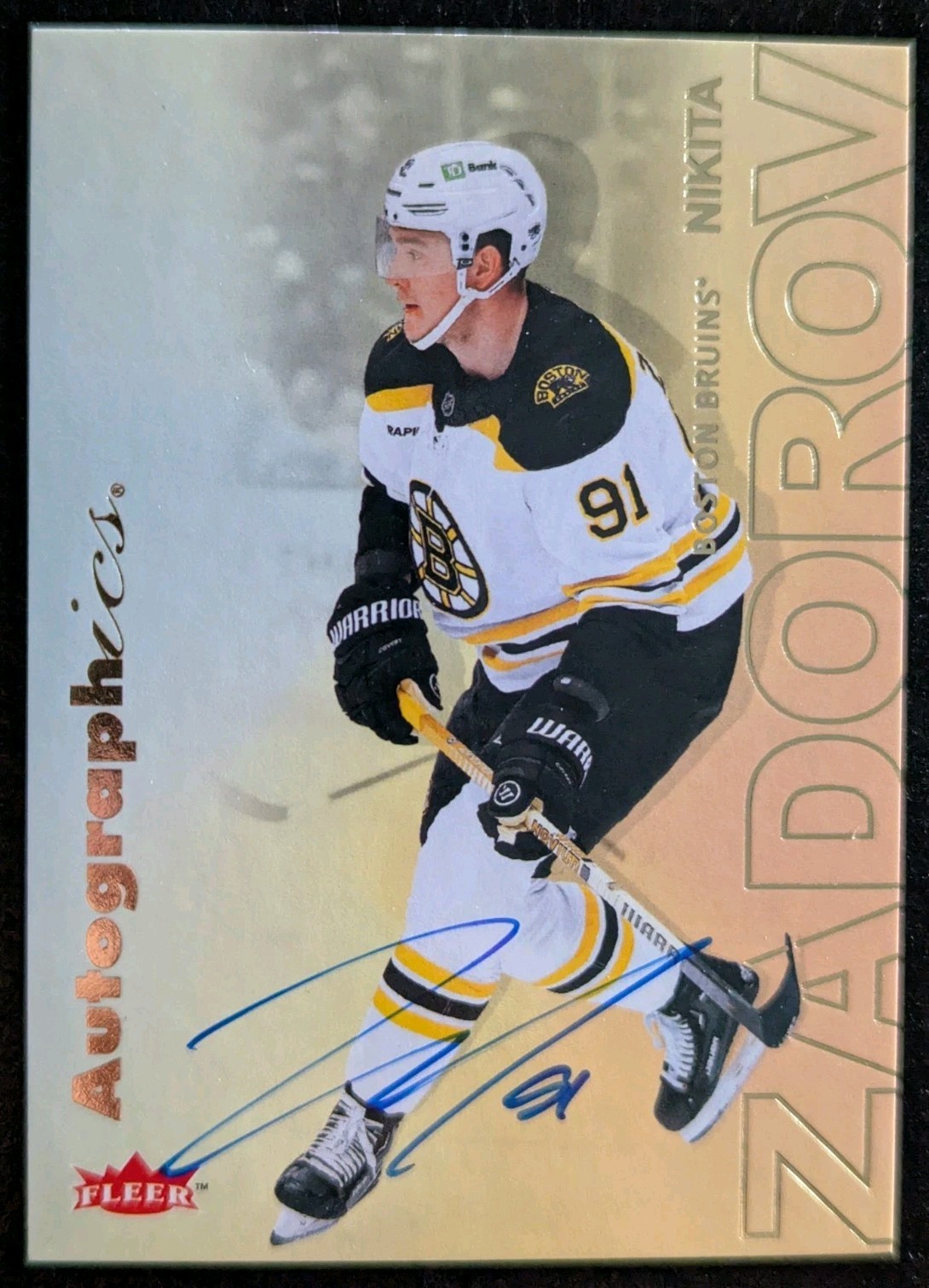 2025-26 Flair Nikita Zadorov #A-NZ Bruins Autographics Auto