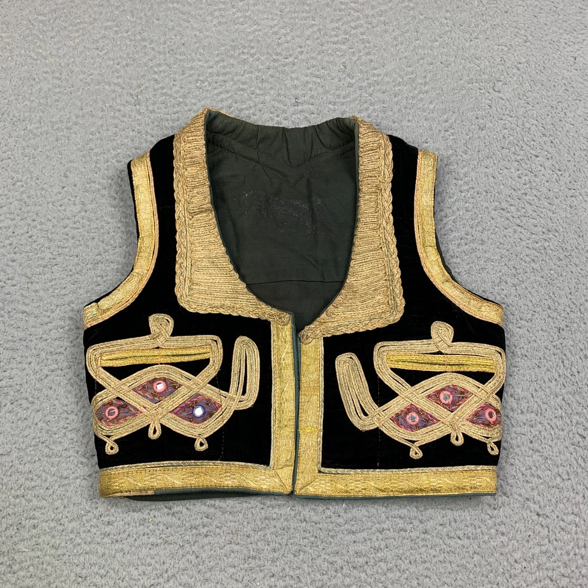 トップス 1960s FrenchVintage black vest 1940's French Vintage Work Vest | genre