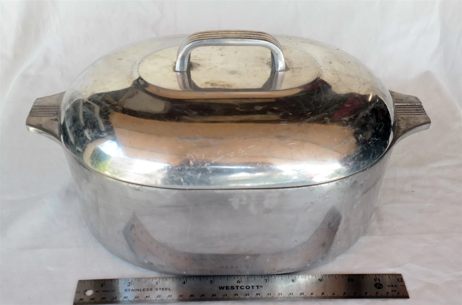 Vtg Magnalite 4265 Roaster Roasting pan 8 quart W/ Lid USA made (READ)
Opens in a new window or tab