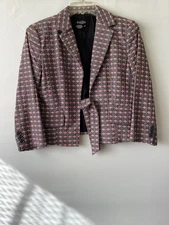Peck & Peck Collection 3/4” Sleeve Open Front Jacket. 10
