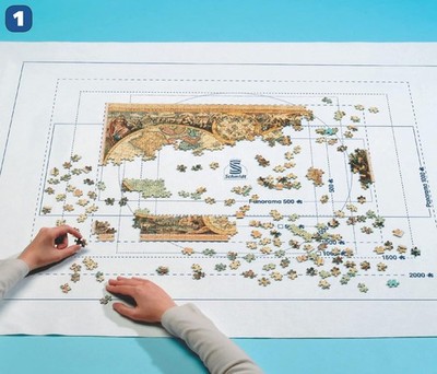 Schmidt Spiele 57988 Puzzle Pad Puzzlematte für Puzzles von 500 bis 3000 Teile