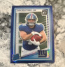 2025 Panini Donruss Optic Rated Rookie Blue Prizm Cam Skattebo RC Giants NFL