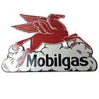 Vintage Mobil Gasoline Sign - Pegasus Motor Oil Gas Pump Station Porcelain Sign