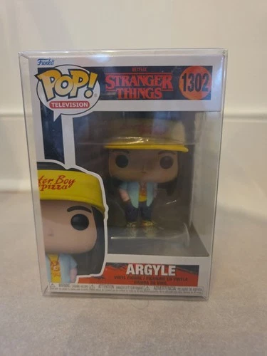 Funko Pop Stranger Things Argyle #1302 Vinyl Figure with Protector