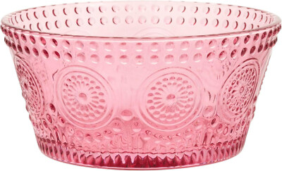 Boston International - Pink Codi Glass Bowl Sm - TEL25119