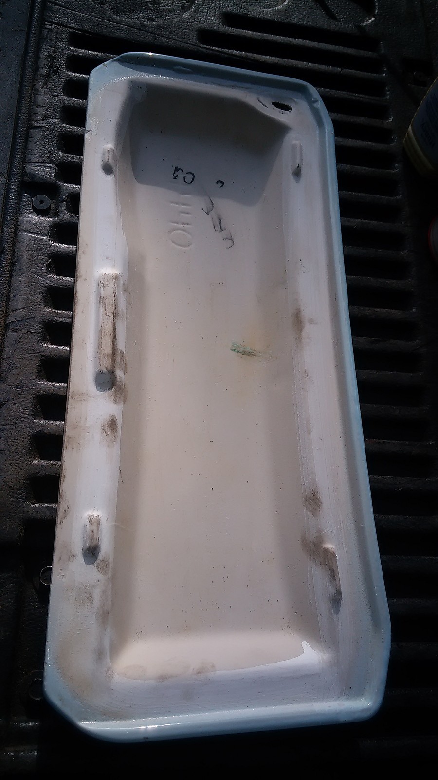 6II72 TOILET TANK LID, UNIVERSAL RUNDLE, CLIPPED CORNERS, URC 4440