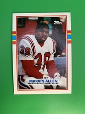 1989 Topps Marvin Allen RC #202 New England Patriots