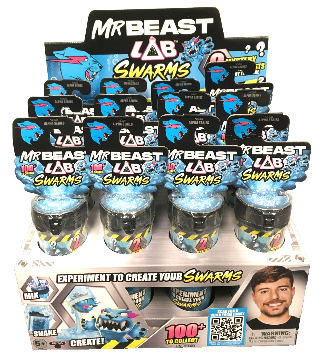 Mr Beast Lab Swarms ラボパック MrBeast Lab Swarms Lab 12 Pack, 1 Inch MrBeast Themed Swarms