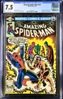 Amazing Spider-Man 215  CGC  7.5  VF-  White Pages  /