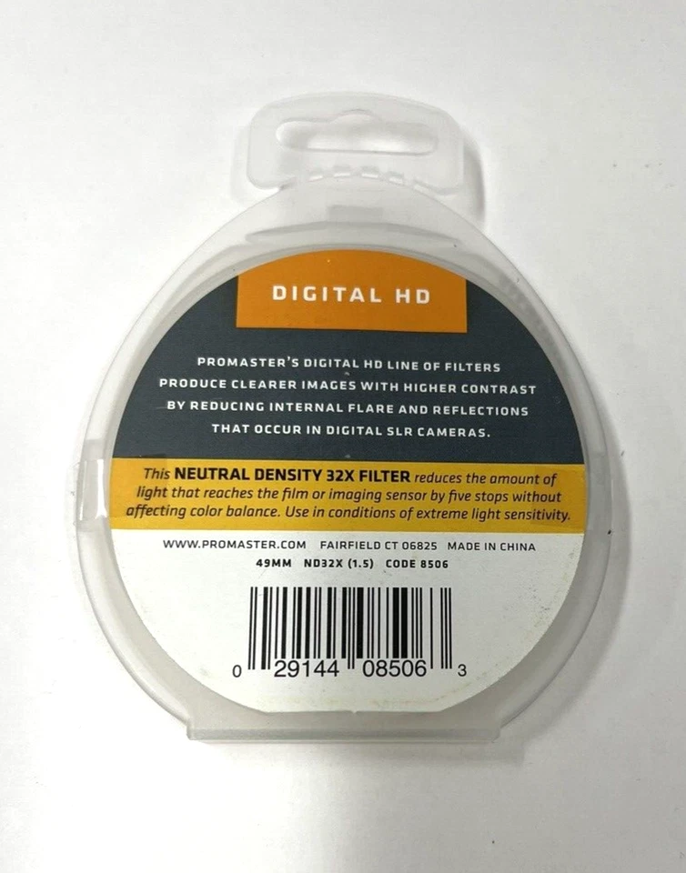 ProMaster Digital HD Filter 49mm ND32x (1.5) Code 8506 - Image 4 of 4