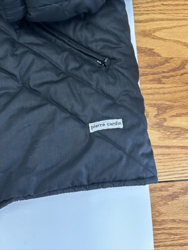 PIERRE CARDIN Puffer Jacket Size Women’s Large Vintage 90’s Black - Picture 2 of 10