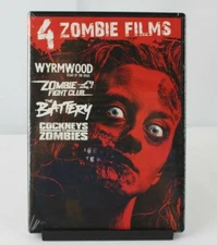 WYRMWOOD + ZOMBIE FIGHT CLUB + THE BATTERY + COCKNEYS VS ZOMBIES DVD SET SEALED