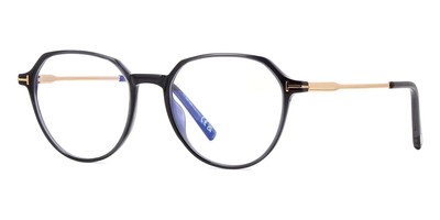 Tom Ford TF5875-B 020 Grey Plastic Eyeglasses Frame 52-18-145