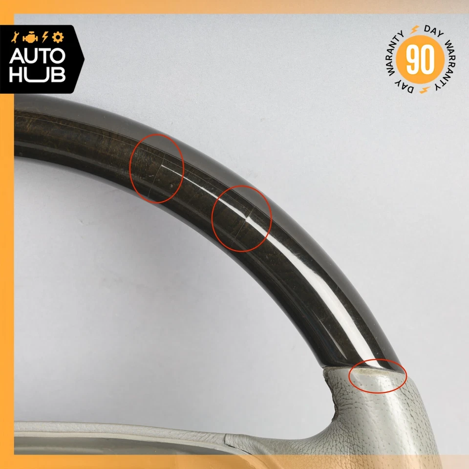 03-09 Volante gris Mercedes R230 SL500 CLK350 CLK550 2304600803 OEM Foto 3 de 4