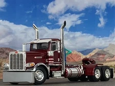 1/64 DCP BURGUNDY PRIDE & CLASS PETERBILT 389 DAY CAB