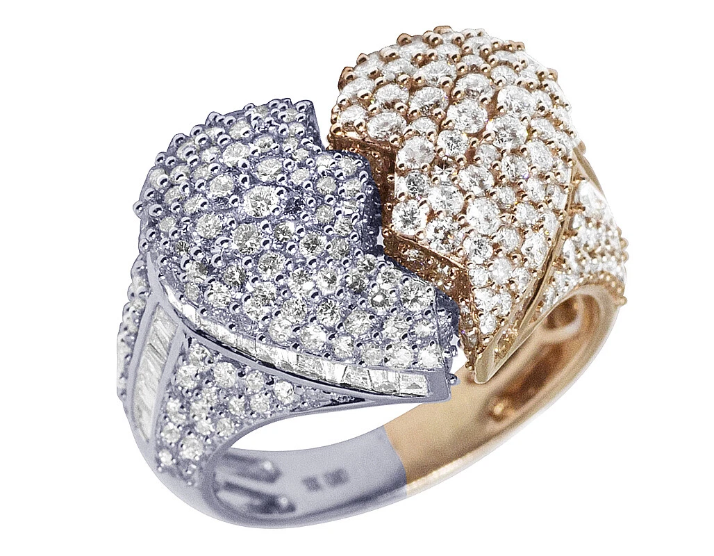 Broken heart on sale diamond ring