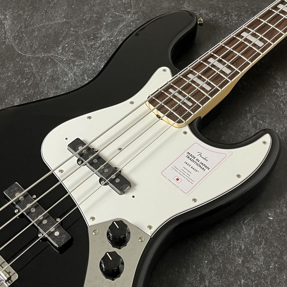 Fender Made in Japan Traditional Late 60s Jazz Bass Black 2025