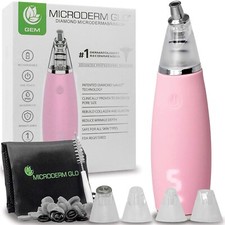 Microderm GLO GEM Diamond Microdermabrasion and Suction Tool - New Open Box