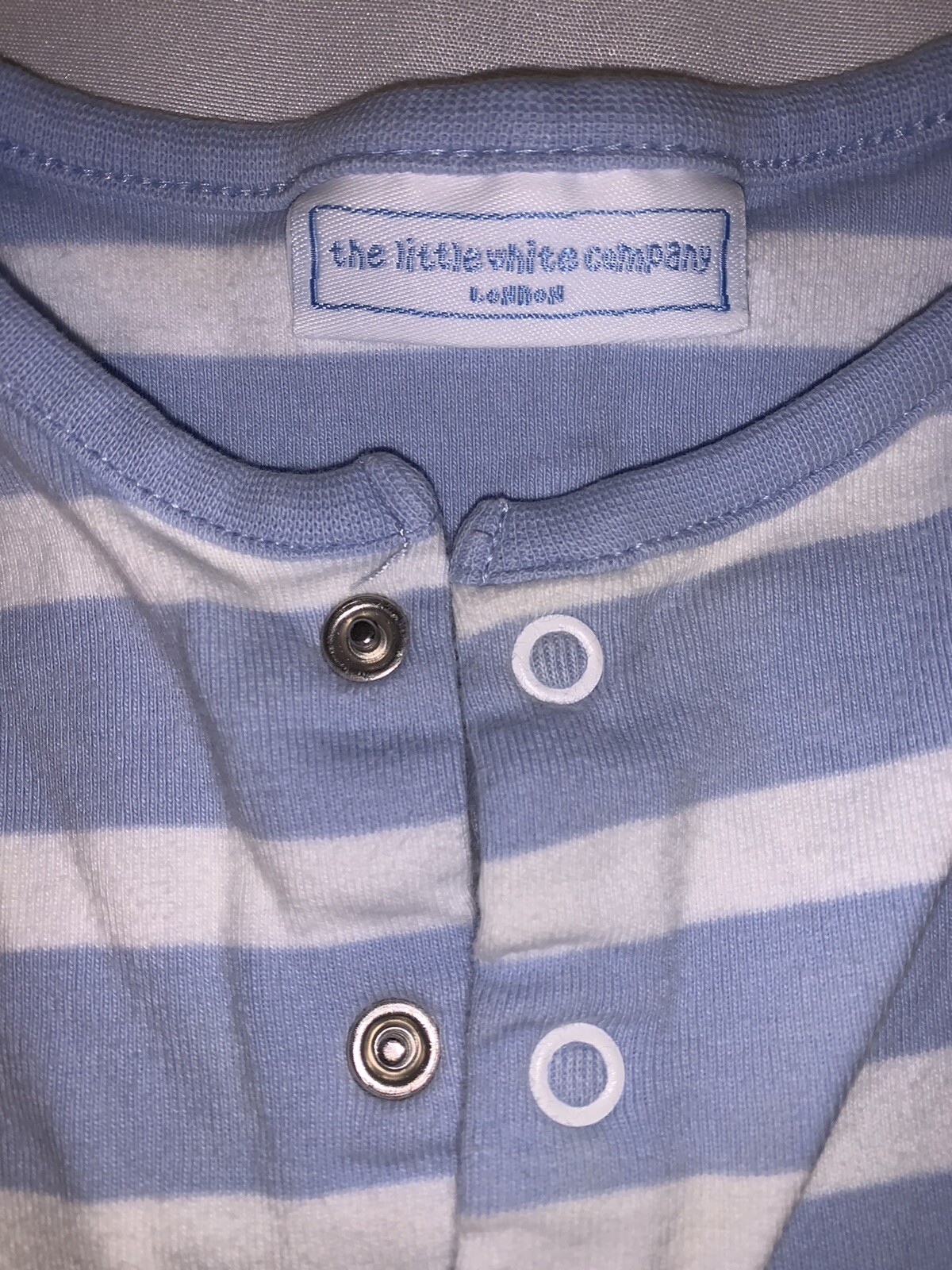 The LITTLE White Company London Collection Baby Romper Size 69 Months