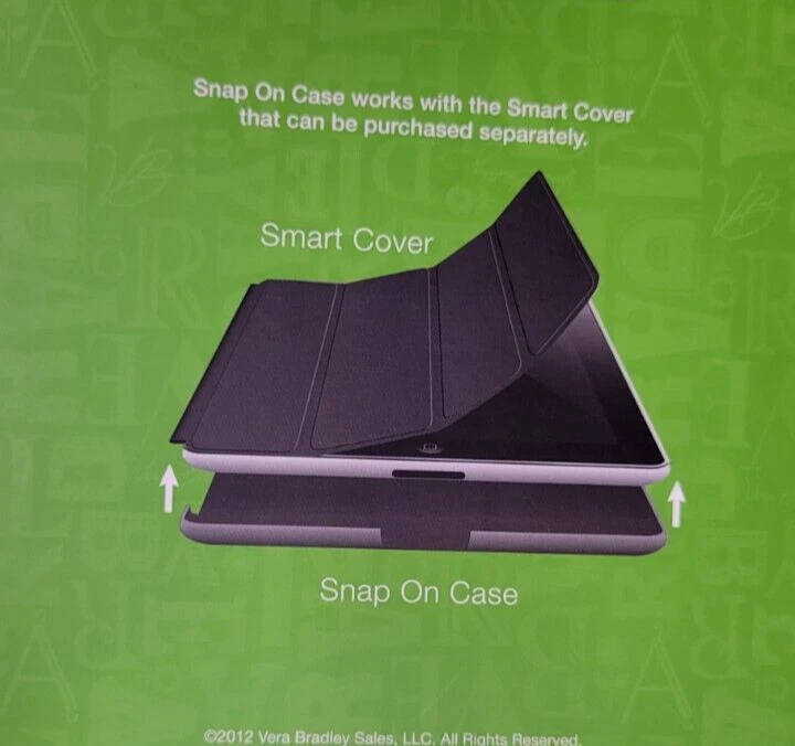 New Vera Bradley Snap On Hard Shell Case for iPad 2 & 3. Va Va Bloom. NIB - Image 4 of 4